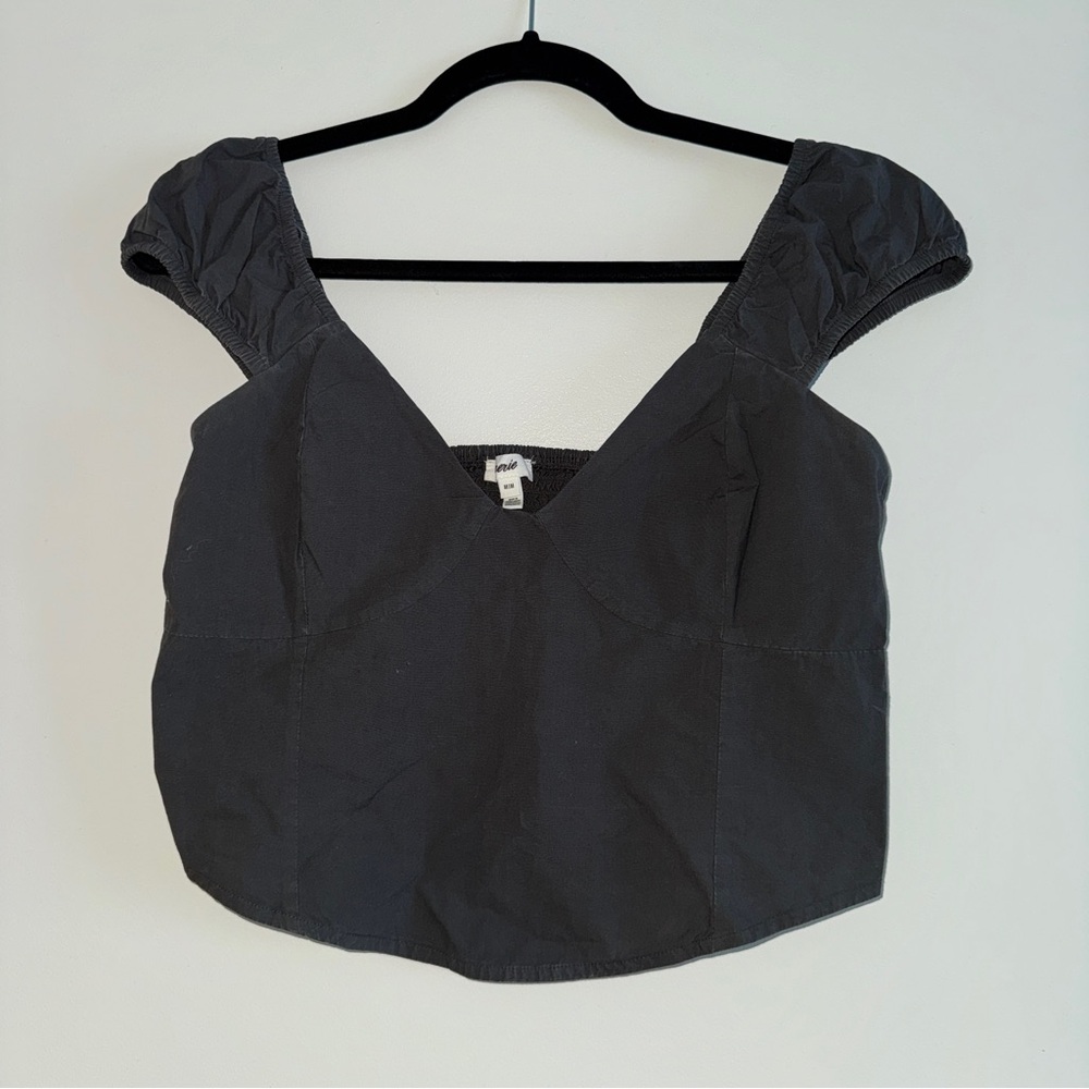 Chic Black Crop Top
